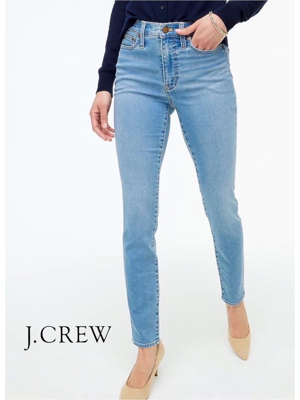 NWT J. Crew 9” Mid Rise Skinny Jeans